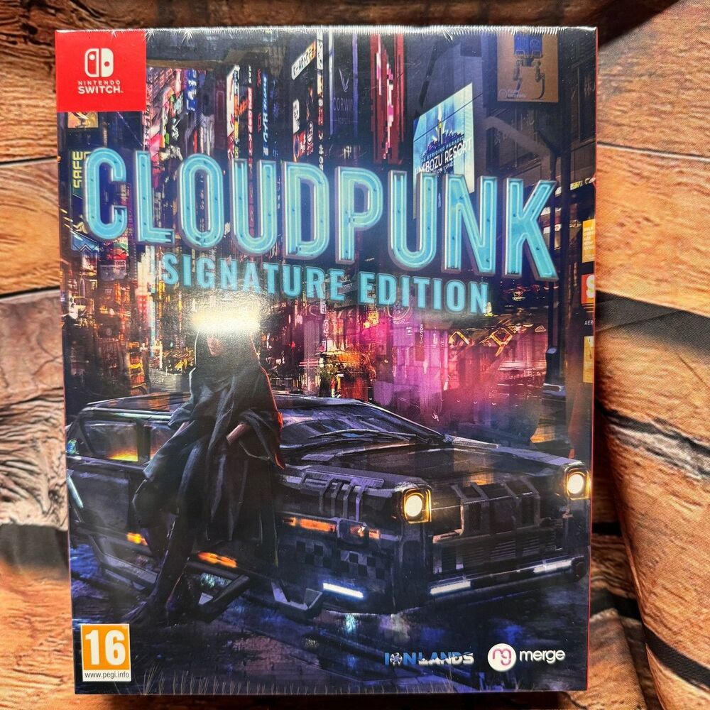 Cloudpunk Signature Edition Nintendo Switch Game New Factory Sealed Box PEGI